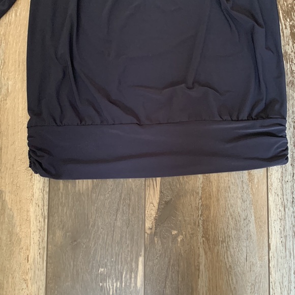 Navy 3/4 Sleeve Top - Picture 2 of 8